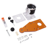 Trimming Machine Flip Plate Accurate Drilling Aluminum Alloy Router Table Insert Plate for House V1294-YM0706-3114230084611