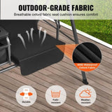 VEVOR 2-Seat Patio Swing Chair, Outdoor Patio Swing with Adjustable Canopy, Porch Swing with Storage V952-TJQQ71INX53IW648VV0