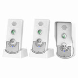 Wireless Doorbell Intercom Rechargeable Smart Intercom Doorbells for Home Real Time 3 Volume Levels V1294-YM0901-HS7009-W-2