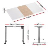 Artiss Standing Desk Electric Sit Stand Desks 120CM HASD-114G-GYDF-NWDB-120