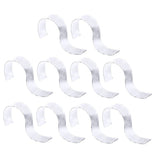 Acrylic Belt Display Stand Transparent for Retail Store Use 10Pcs V1370-AZ4-16829