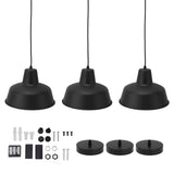 3 Set Modern Pendant Light Farmhouse Pendant Light Mini Adjustable Rope Hanging Lighting Fixture for V1294-YM0901-3119230104511