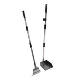 Chicken Poop Rake Scooper Kit 2 in 1 Ergonomic Design Adjustable Handle Multifunctional Litter V1294-YM0901-3111250127111