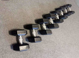 7 Pairs Hex Dumbbells PLUS Dumbbell Rack V1012-CF7HDB175DBR110