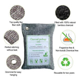 10PCS Air Purifying Bags Activated Bamboo Charcoal Freshener for Car Home Shoes 200g V201-BBZ2021DG8AU2