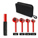 4-in-1 Hinge Gap Adjustment Wrench Set with Interchangeable Socket Heads for Fixing Door Sag, V1341-ZY-5WS2DM6G-THREADSTYLEYELLOW