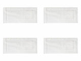 2PCS White Cotton Classic Rug Bath Mats Absorbent Cotton Hotel Spa Shower Bathtub Mats Not A V1189-LWWAL-20260325-00215