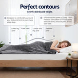 Giselle 9KG Weighted Blanket Adults Kid Anti Anxiety Gravity Blankets Sherpa Fleece WBLANKET-DUAL-203-9KG