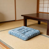 High Elastic Floor 15.75x15.75x3.94in Thickened Butt Seat Pad, Soft Polyester Lazy Back V1192-AZ-W-19909