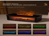 Fireplace Flame Effect Aroma Diffuser & Humidifier with 7-Colour Light, Timer & Remote Control V888-ELOSUNG35860