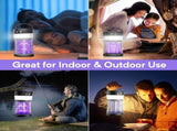 Bug Zapper, Electric Solar Mosquito Killer for Indoor & Outdoor, 3000V High Powered Pest Control V1192-AZ-W-14962