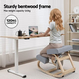 Artiss Kneeling Chair Ergonomic Posture Chair with Memory Foam Balance Stool for Home Office Gaming KCHAIR-G-01-GY