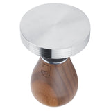 58mm Stainless Steel Flat Coffee Tamper Powder Pressed Hammer with Height Adjustable Wooden V1294-YM0901-3118200176412