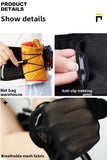 WRELS Trail Running Waist Belt - Lightweight Mesh Hydration Pack with Trekking Pole Holder V888-ELOSUNG41435