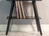Victrola Eastwood II Turntable - Black Turntable Stand Bundle - Black V398-VTR-74-BLK-ST