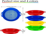 4 Pcs Sand Sifters,Tutuviw Plastic Sand Sifter,Large Sand Strainer,Sand Toys for Digging Picking Up V1189-WXFWAL-20260319-00450