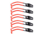 5Pcs Wall Mounted Double Hook Heavy Duty Garage Storage Utility Hooks with AntiRust Coating V1294-YM0901-3117200144512