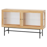 Artiss Buffet Sideboard Double Doors - Oak FUR-T-SID-05-WD-AB