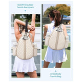Crossbody Lightweight Multifunctional Waterproof Tennis Racket Bag for Men and Women Suitable for V1308-DSZKI-466-2