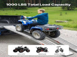 Steel Ramps, 1000 lbs, 2Pcs Heavy-duty Ramps Wider Ramp Surface, Universal Stable Loading Ramp V952-ZZGPDGZ1000LL25YEV0