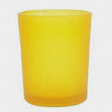 20 Pack Yellow Frosted Glass Votive Candle Holders Table Centreoieces Xmas Wedding Anniversary Event V382-YELLOWFHX20