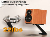 Desktop Speaker Stands Pair, Speaker Riser for Most Small & Medium Bookshelf,for Computer V1369-AZ3-W-11406