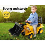 Keezi Ride On Car Toys Kids Excavator Bulldozer Sandpit Digger Car Pretend Play PLAY-CAR-BULLDOZER