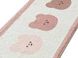 Cartoon Animal Pattern Area Rug Door Mat Soft Cute Oval Rug Bedside Carpet Decoration for Home V1294-YM0706-3117230186711