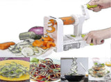 4-Blade Vegetable Spiralizer - Foldable Slicer for Zucchini & Veggie Pasta V1263-JX-3445