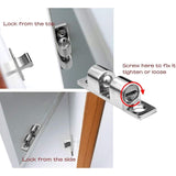 Door Catches 4 Pieces, Metal Ball ROller, Stainless Steel Cabinet Door Catch-Silver V1188-MS-227-1220