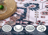 Artiss Floor Rug 240x340cm Large Washable Persian Area Rug Living Room Carpet FLR-4857-240X340-BL