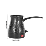 Compact Hand Brewing Coffee Maker Fast Heating Mini Coffee Pot with Long Handle Portable Design V1192-AZ-W-24342