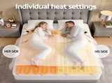 Giselle Electric Blanket Bamboo Fabric Double Fitted Heated Pad Underlay Washable Winter EB-C-BAM-LCD-D
