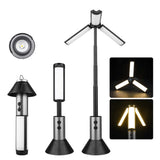 Multifunctional Telescopic Camping Lantern Portable LED Light with Adjustable Height and USB-C V888-ELOSUNG16338