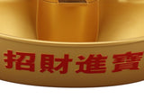 Gold Ingot Solar Energyy Cat Ornament Solar Wealth Welcome Waving Hand Fortune Cat Statue Good V1294-YM0901-3115230106311