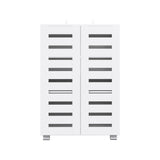 Artiss Shoe Rack Storage Cabinet 20 Pairs 5-tier White Alster FUR-W-SHOE-LVD02-WH