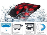 Waterproof Outdoor Blanket with Sherpa Lining, Windproof Triple Layers Warm Comfy Foldable for V1192-AZ-W-26517
