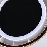 Lighted Mirror Fan Multifunctional Silent Oscillating Rechargeable Desk Bladeless Fan for Home V1294-YM0901-3113240170011