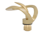 Waterfall Bathroom Faucet Single Handle Hot Cold Bathroom Sink Faucet Vanity Faucet Snake Head Shape V1294-YM0901-3112240011612