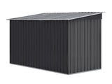 Giantz Garden Shed 2.38x1.31M Sheds Outdoor Storage Tool Metal Workshop Shelter Sliding Door SHED-FLAT-4X8-ABC