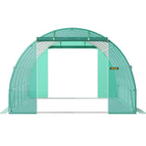 Walk-in Tunnel Greenhouse Galvanized Frame Waterproof Cover 20x10x7 ft V952-YDSDWS20107FTIA39V0