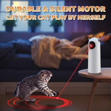 Laser Cat Toys for Indoor Cats, Real Trajectory Motion Activated Cat Toy,Automatic V1369-AZ3-W-22094
