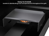 Heavy Duty Steel Heat Baffle Diffuser Replacement Part for Traeger, Camp Chef and Most Other Brand V1258-DP02-C-510