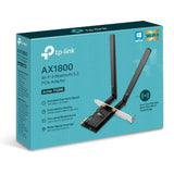 TP-Link Archer TX20E AX1800 Wi-Fi 6 Bluetooth 5.2 PCIe Adapter, 1201Mbps5GHz, 574Mbps2.4GHz V1202-V2-NWTL-ARCHERTX20E