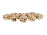 110PCS Wood Burning Tip Set Brass Alphabet Number Stencils Wood Burning Embossing Carving DIY Crafts V1294-YM0901-3114240106111
