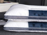 Firm Neck Contour Cervical Orthopedic Pillow, Memory Foam Pillow Widen Plus Reversible Design, for V1366-AZ2-W-12388