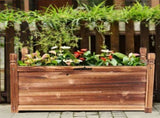 Medium Raised Garden Bed 60x30x33cm Wooden Planter Box V178-66981