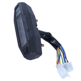 Fuel Gauge Speedometer, Odometer LED Fuel Level Gauge for Motorcycle V1366-AZ2-W-19079