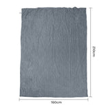DreamZ Cooling Blanket Summer Quilt 160x210cm BK1023-S-GY