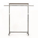 Clothes Rack Coat Stand Hanging Adjustable Rollable Steel PEARL GREY V274-GM-CLRACK132-PGY